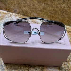 Miu Miu Gray Sunglasses